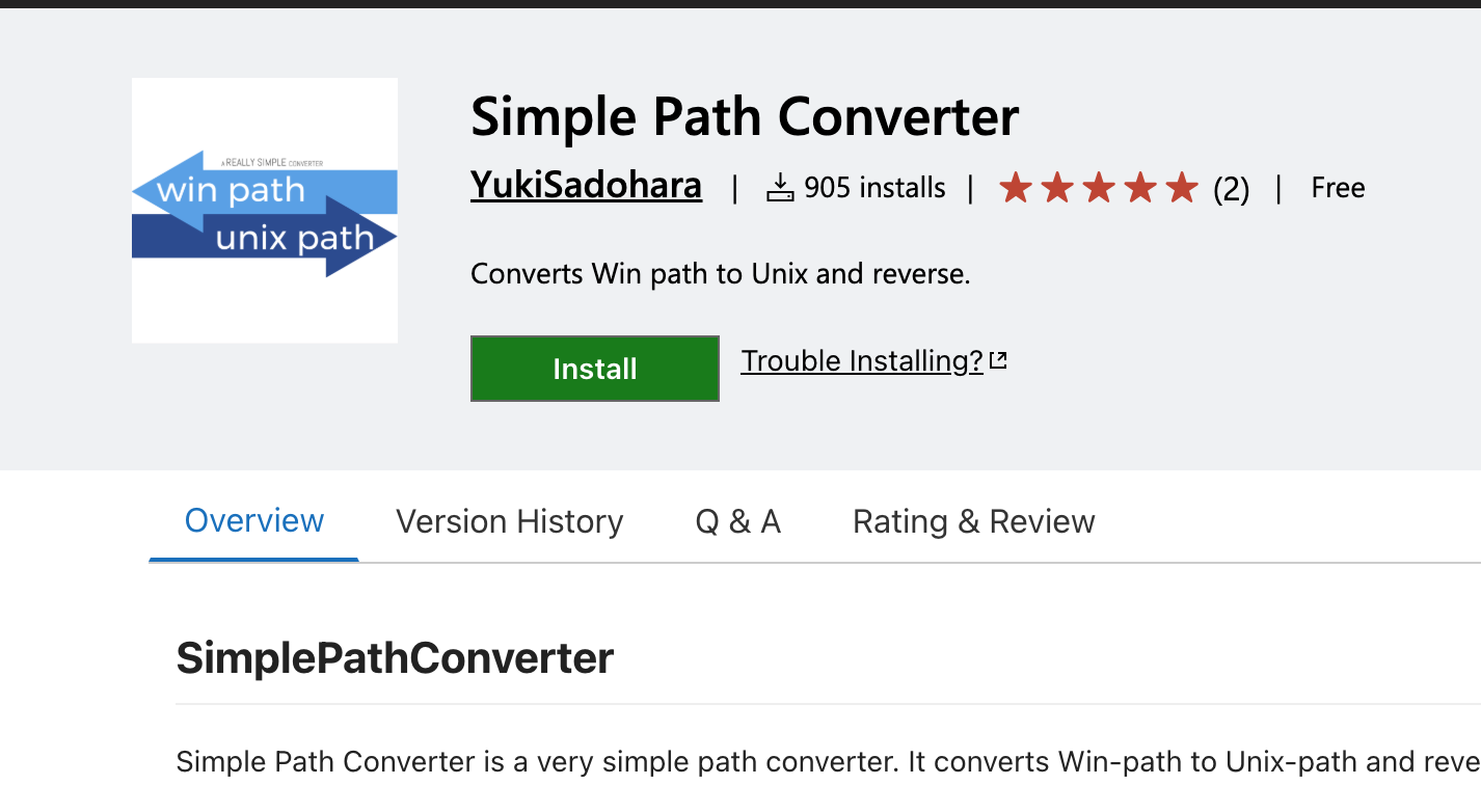 【VSCode 拡張機能】Simple path converter thumbnail